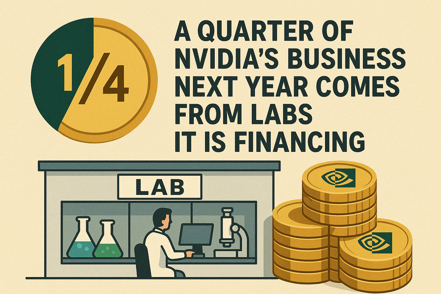 **Nvidia’s Financed AI Labs Could Drive a Quarter of Its Business Next Year**