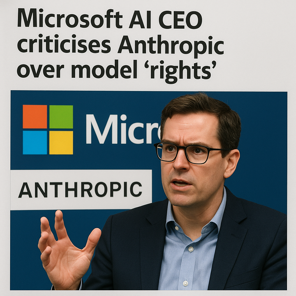 **Microsoft AI CEO Criticizes Anthropic’s Stance on AI Model ‘Rights’**